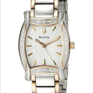 Bulova Womens watch with 14 Diamonds #98R138